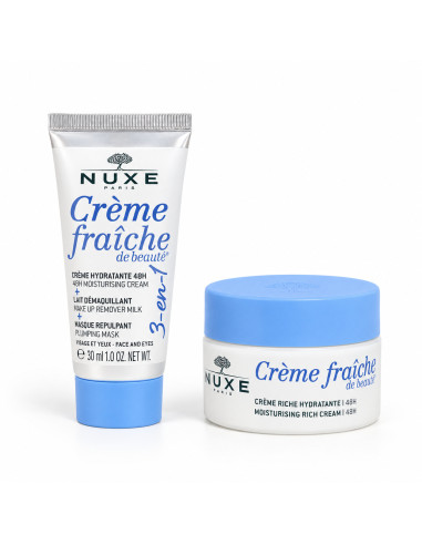 Nuxe crème fraiche crème riche peaux sèches 50ml + crème fraiche 3en1 30ml offert