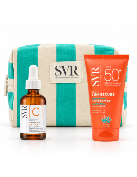 SVR Coffret [C] Ampoule Anti-Ox 30 ml + Blur SPF50+ 50 ml + Trousse