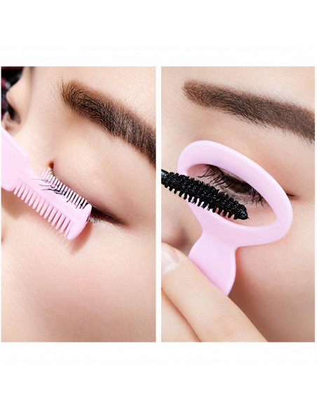 Duo de gabarits eyeliner et boucliers mascara avec peigne