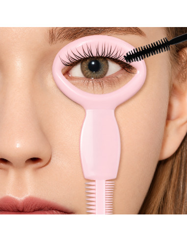 Duo de gabarits eyeliner et boucliers mascara avec peigne