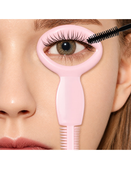 Duo de gabarits eyeliner et boucliers mascara avec peigne