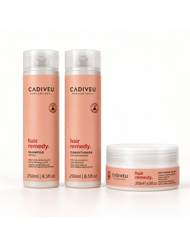 Cadiveu Hair Remedy kit shampooing, conditionneur et masque
