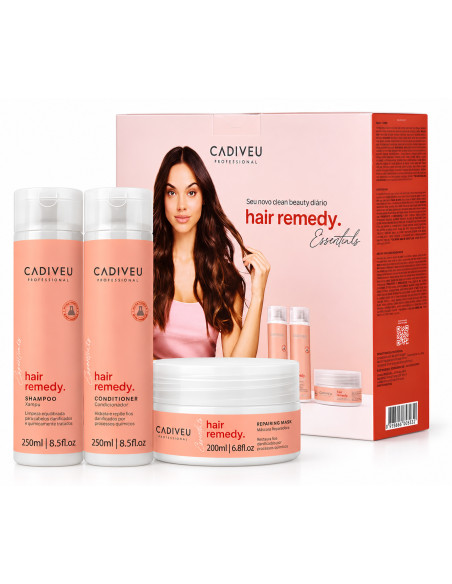 Cadiveu Hair Remedy kit shampooing, conditionneur et masque