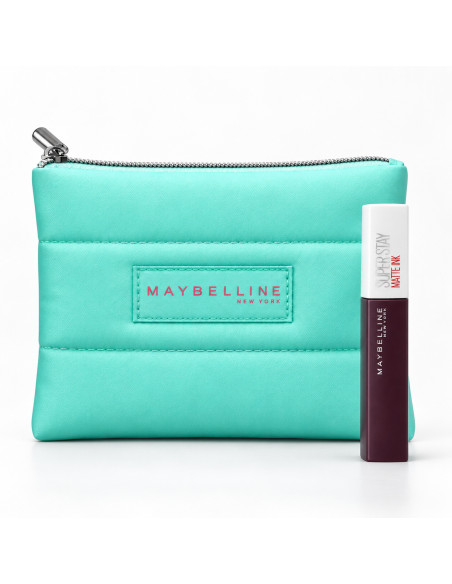 Maybelline – Pack SuperStay Matte Ink + trousse mint offerte