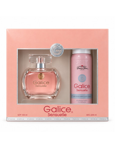 COFFRET PARFUM GALICE SENSUELLE 100 ML ET DÉODORANT 200ML  FEMME-PARIS BELEU