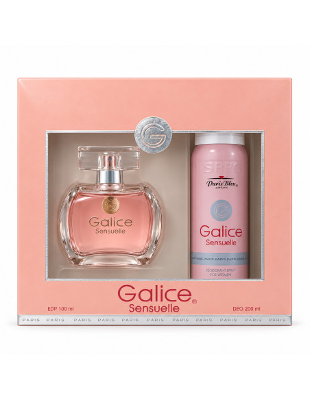 COFFRET PARFUM GALICE SENSUELLE 100 ML ET DÉODORANT 200ML  FEMME-PARIS BELEU