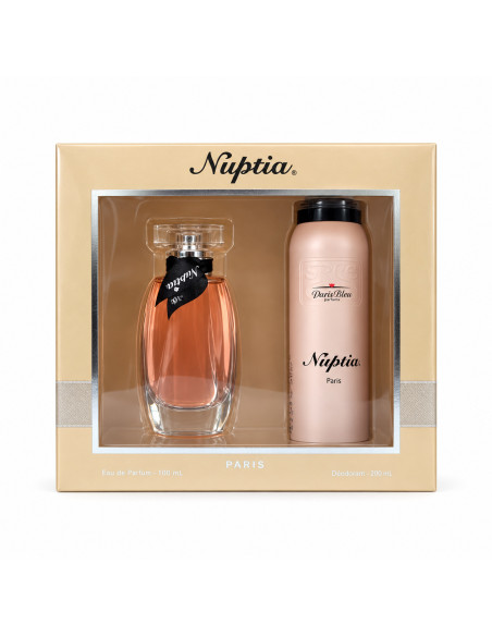 COFFRET PARFUM NUPTIA 100 ML ET DÉODORANT 200ML FEMME-PARIS BLEU
