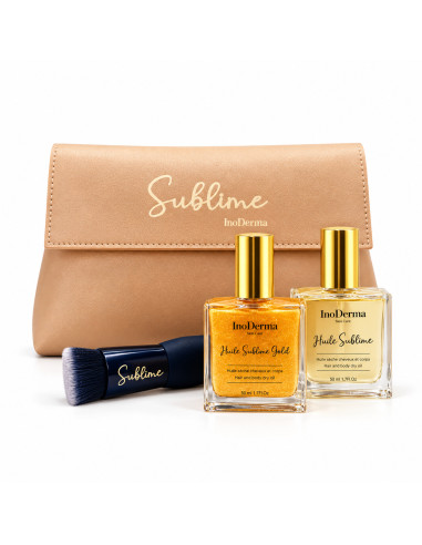 InoDerma Trousse Sublime Glow Case Duo Huiles 2 × 50 ml