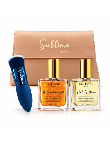 InoDerma Trousse Sublime Glow Case Duo Huiles 2 × 50 ml
