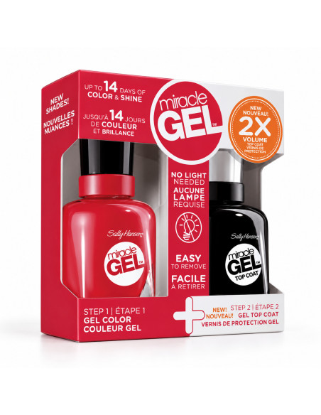 Sally Hansen Miracle Gel Duo vernis 470 et top coat