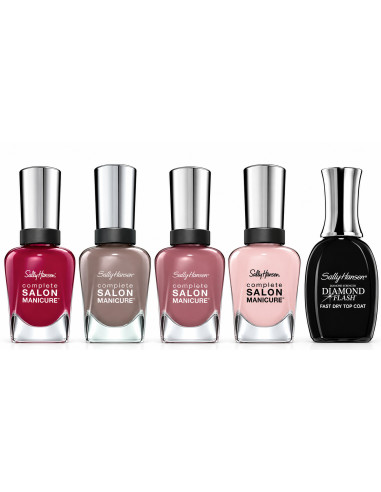 Sally Hansen Complete Salon Manicure et Diamond Flash Top Coat