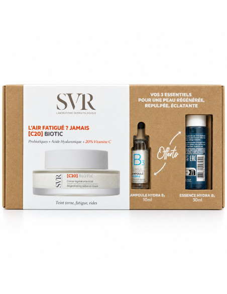SVR Coffret [C20] Biotic 50 ml + [B3] Hydra 10 ml + Essence Hydra 30 ml