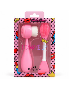 Ruby Face Coffret 2 brosses visage rose