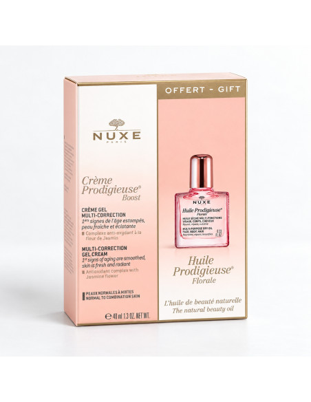 Prodigieuse boost gel cream 40ml + free huile prodigieuse floral 10ml - Nuxe