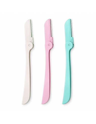 Fashion Plus Rasoirs à sourcils – lot de 3