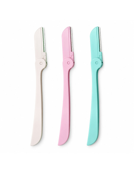 Fashion Plus Rasoirs à sourcils – lot de 3