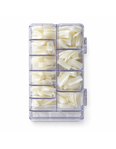 Otto – 500 faux ongles French rondes blancs