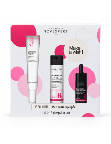 Novexpert coffret Crème Repulp, eau micellaire et sérum booster