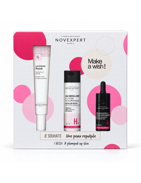 Novexpert coffret Crème Repulp, eau micellaire et sérum booster