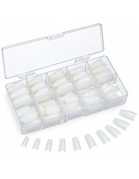 Otto – 600 faux ongles French blancs