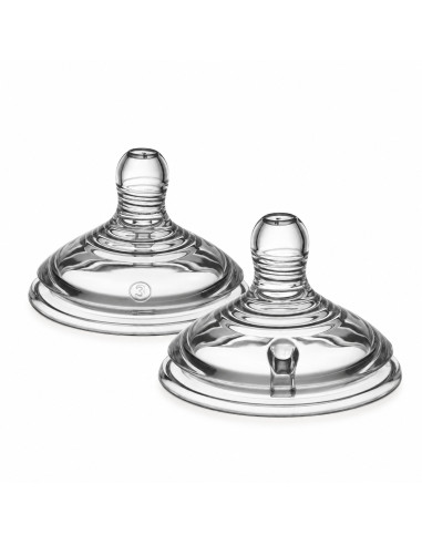 2 tétines Closer to Nature à débit rapide 6 mois et + — Tommee Tippee
