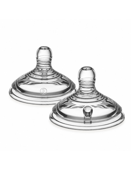2 tétines Closer to Nature à débit rapide 6 mois et + — Tommee Tippee
