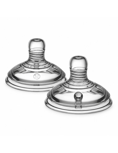2 tétines Closer to Nature à débit variable 0 mois et + — Tommee Tippee