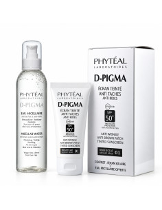 Phytéal D-Pigma coffret écran teinté Beige Éclat 01 SPF50+ + eau micellaire