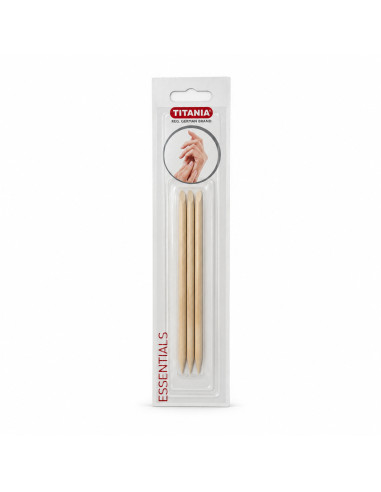 Titania bâtonnets de manucure en bois 1033 B, lot de 3