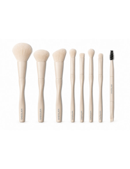 SHEGLAM Pro Core Kit de 8 pinceaux visage et yeux