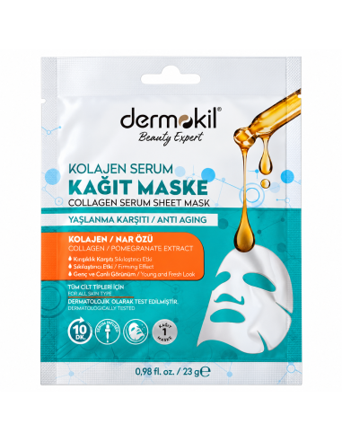 Dermokil Masque Collagène Sérum 23 g | Cosmetique.tn