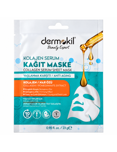 Dermokil Masque Collagène Sérum 23 g | Cosmetique.tn
