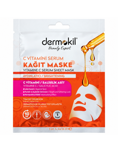 Dermokil Masque Vitamine C Sérum 23 g | Cosmetique.tn
