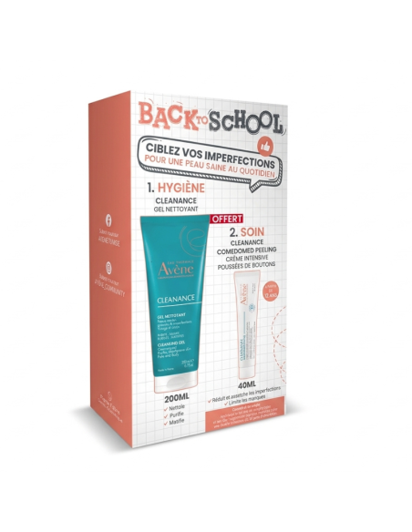 Avène Cleanance Comedomed Peeling + Gel Offert | Cosmetique.tn