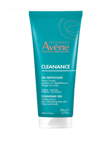 Avène Cleanance Gel nettoyant visage et corps 200 ml