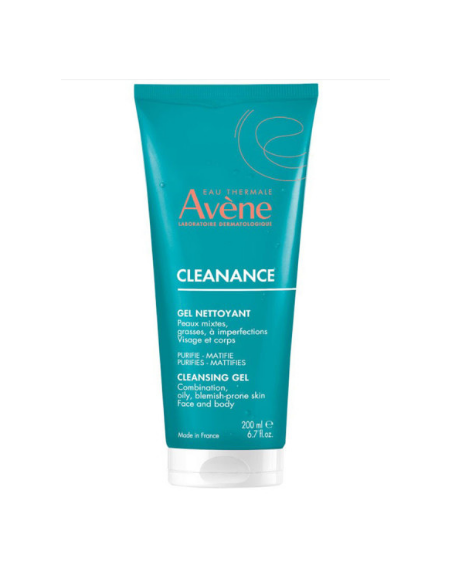 Avène Cleanance Gel nettoyant visage et corps 200 ml