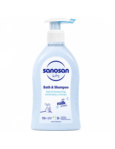Sanosan Baby Bath & Shampoo 500 ml | Cosmetique.tn