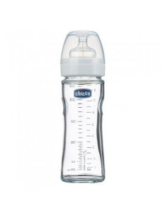 CHICCO BIBERON EN VERRE 240ML