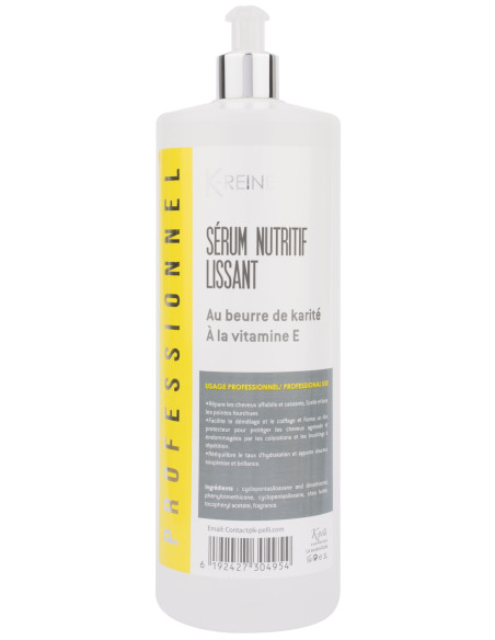 SÉRUM NUTRITIF LISSANT AU BEURRE DE KARITÉ ET À LA VITAMINE E 1000 ML K-REINE