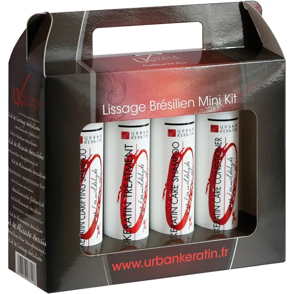 Lissage brésilien mini kit 4*100ml -urban keratin