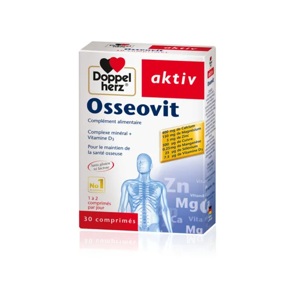 Aktiv osseovit 30 comprimés -doppel herz