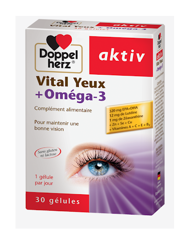 AKTIV VITAL YEUX -OMEGA-3 DOPPELHERZ