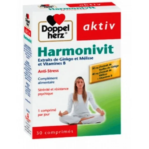 Aktiv harmonivit anti-stress 30 comprimés -doppel herz