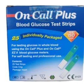 Bandelette blood glucose b/25-on call plus