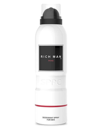 DÉODORANT SPRAY RICH MAN EAU DE TOILETTE 150 ML - PARIS BLEU