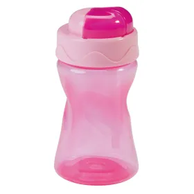 TASSE AVEC PAILLE ROSE 300ML -BABY NOVA