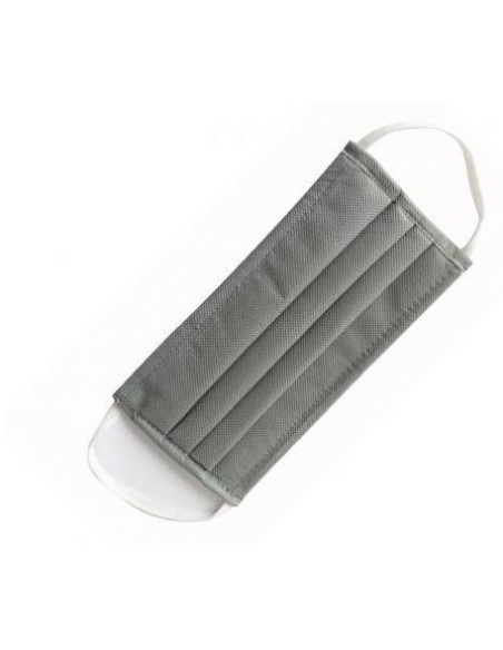 Lot de 5 Bavette de Protection Lavable -gris