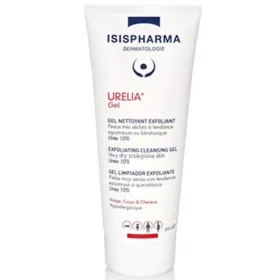 Urelia gel visage & corps et cheveux gel nettoyant exfoliant peau très sèche 200ml -isispharma