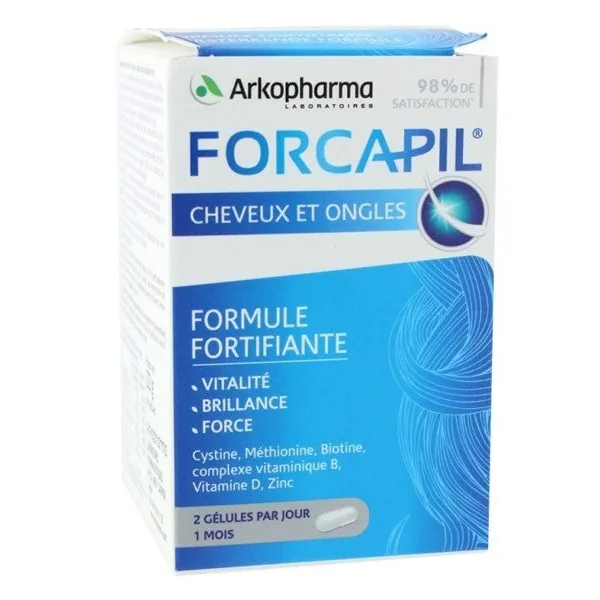 FORCAPIL FORMULE FORTIFIANTE CHEVEUX ET ONGLES 60 GELULES-ARKOPHARMA