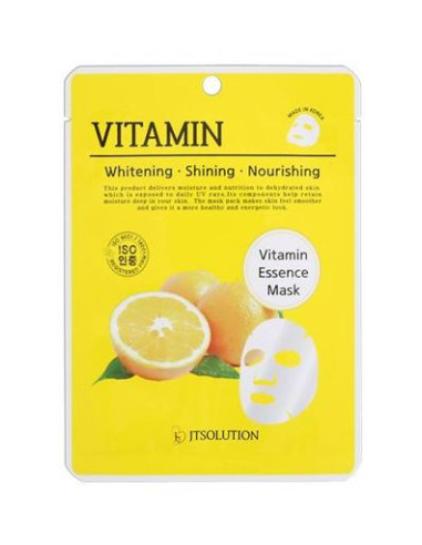 JT Beauté Vitamin Essence Mask - Blanchissant, hydratant et nourrissant